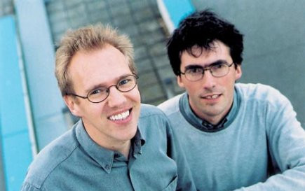 Joan Daemen and Vincent Rijmen, the two Belgian cryptographers who developed the Rijndael cipher, which AES is based on.