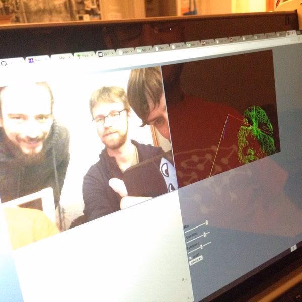 Viewing the rendered face