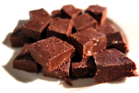 Chocolate protein fudge